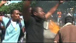 WRAP FTV Anti-UN riots as cholera outbreak continues, clashes News Clip