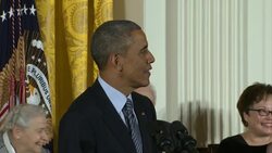 President Obama awards America's highest civilian honour to 18 at White House ceremony News Clip