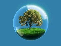 Nature In Globe Stock Footage