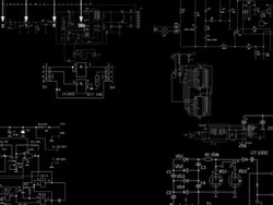 Schematic drawing Stock Footage