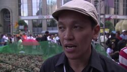 Protest against alleged misuse of 'pork barrel' funds News Clip