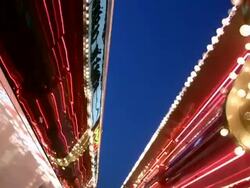 HD 1080i Las Vegas Neon Lights flickering 13 Stock Footage