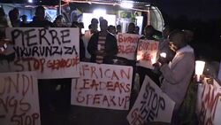 CLEAN : Vigil in Nairobi for 87 people killed in Burundi News Clip