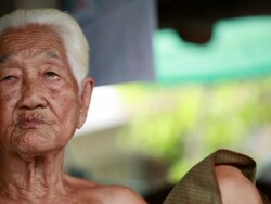 Senior Thailand Women Stock Footage