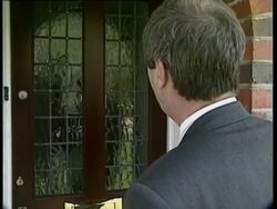 Home burglarized Stock Footage