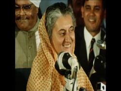 SYND 12 3 71 PRIME MINISTER INDIRA GANDHI PRESS CONFERENCE Instructional Video