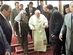 Pope Benedict's Mideast trip is meant to boost interfaith relations. But Israelis criticize him for not adequately expressing remorse for the Holocaust.  Palestinians want him to draw attention to the difficult life under Israeli rule News Clip