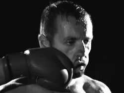 HD SUPER SLOW MO: Boxer Get Punched In The Face Stock Footage