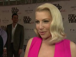 EVENT CAPSULE REPORTER/CHYRON:  "For A Good Time, Call. . ." New York Special Screening Presented By Focus Features  Stock Footage