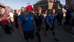 Prince Harry joins veterans on Walking With The Wounded's Walk of Britain News Clip