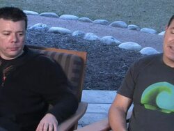 The Crystal Method Interview (clip 7) Stock Footage