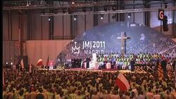 Pope meets volunteers from World Youth Day; departure News Clip