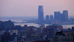 New York City/Jersey city Stock Footage