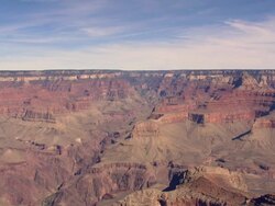 Grand Canyon sky zoom Stock Footage