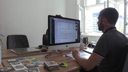 Artist makes fashion prints from manhole covers News Clip