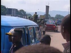 Zaire - President Mobutu leaves Kinshasa News Clip