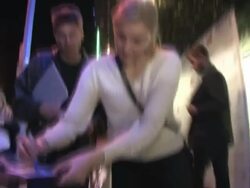 Greta Gerwig at Silent Movie Theater in West Hollywood at the Celebrity Sightings in Los Angeles at Los Angeles CA. (Footage by WireImage Video/GettyImages) Stock Footage