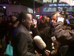 Oliver Litondo at the The First Grader Premiere: 54th BFI London Film Festival at London England. (Footage by WireImage Video/GettyImages) Stock Footage
