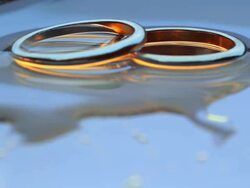 Wedding Rings Stock Footage