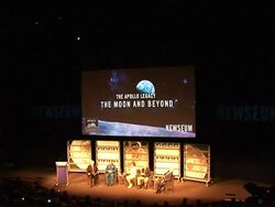 CLEAN: America honors its heroes, the first men on the moon News Clip