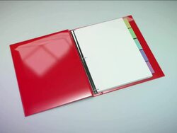 Binder Opening Stock Footage