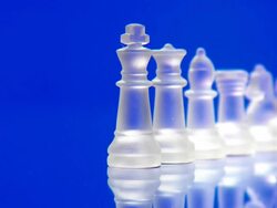 Chess Figures Stock Footage
