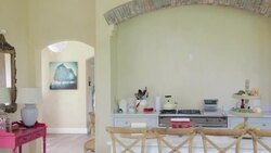 Rustic domestic kitchen Stock Footage