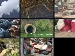 HD LOOP MONTAGE: Global Pollution Stock Footage