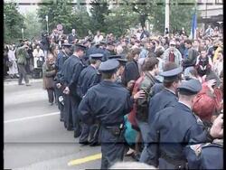 Serbia - Police disperse student protestors Instructional Video