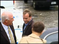 Keifer Sutherland charged for allegedly head-butting fashion designer News Clip