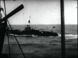 American Navy battleships and sailors in WWI Stock Footage