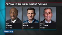 Three CEOs Leave President Trump's Business Council News Clip