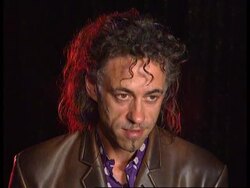 UK - Geldoff Remembers Live-Aid 10 Years On News Clip