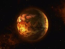 End of the world (Global Warming) Stock Footage