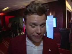 INTERVIEW - Olly Murs on The X Factor, his success and Soccer Aid at Arqiva Commercial Radio Awards Stock Footage