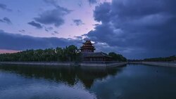 Time Lapse-The Forbidden City - Beijing, China Stock Footage