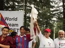 50 city freedom torch relay reaches base of exiled Tibetan govt News Clip