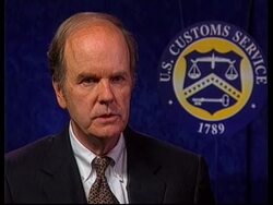 Customs Service Commissioner on possible future passenger screening News Clip