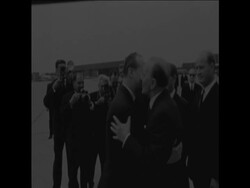 SYND 15 6 68 DUBCEK ARRIVES FOR VISIT News Clip