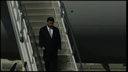 Chinese VP Xi arrives in Los Angeles News Clip