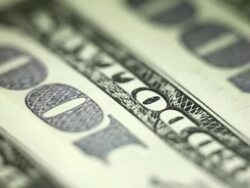 One hundred dollar bills Stock Footage