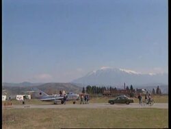 ALBANIA: REBELS SEIZE 4 MORE TOWNS &amp;amp; 3 MIG JETS AT A MILITARY AIR BASE News Clip