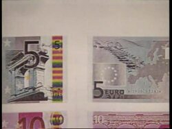 EU: NEW EURO BANK NOTES ARE UNVEILED IN DUBLIN AND FRANKFURT News Clip