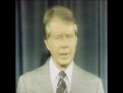 SYND 25 3 77 PRESIDENT CARTER SPEAKING IN WASHINGTON ON SOVIET DISSIDENTS AND VIETNAM News Clip