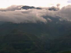 Scenic shots of the Andes Mountains Stock Footage