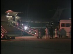 GUAM: AIRLIFT OF KOREAN 747 JET CRASH SURVIVORS GETS UNDERWAY News Clip