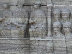 Carving of Theodosius, Istanbul, Turkey Stock Footage