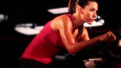 Exercising Bike Stock Footage