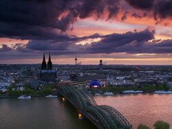 TIME LAPSE: Cologne Germany Stock Footage
