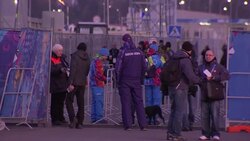 Morning scenes at Olympic Park ahead of Winter Olympics opening ceremony, security News Clip